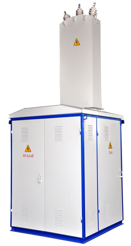 Підстанції трансформаторні комплектні КТПУ-1-25...2500/10(6)0,4 У1 (тупикові кіоскового типу)
